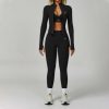 Ensemble Sport Femme Unbounded – Legging Taille Haute 3 Pièces Noir