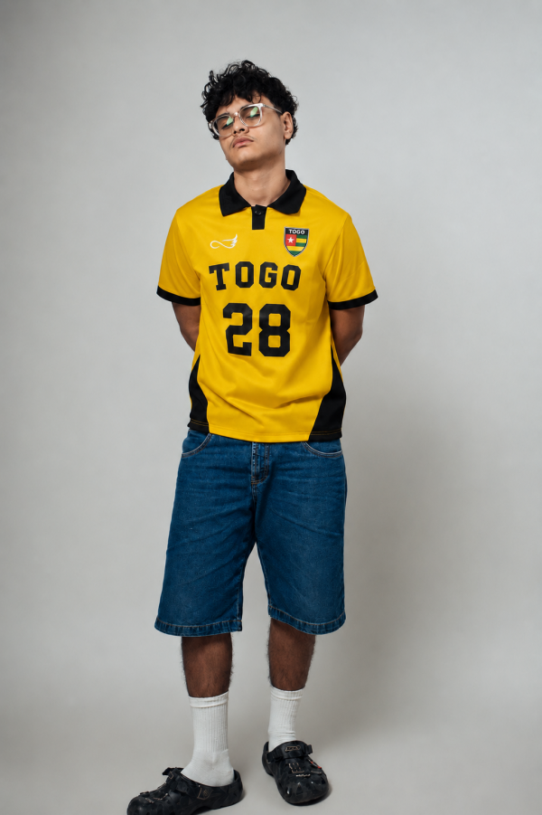 Polo TOGO 28 Jaune – Édition Supporter