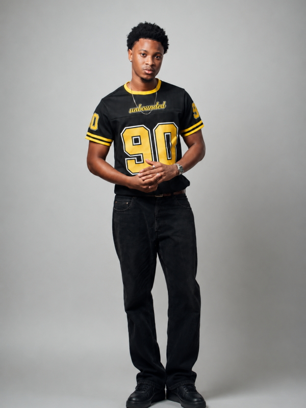 T-shirt Jersey 90 Unbounded – Noir &Jaune