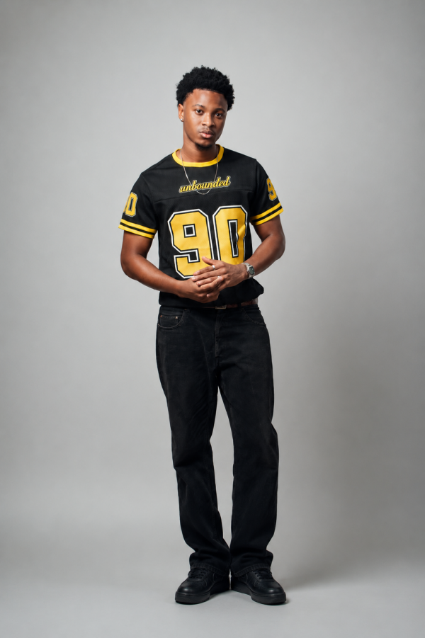 T-shirt Jersey 90 Unbounded – Noir &Jaune