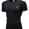 Chemise de Compression Muscle Fit(noir)Homme – Manches Courtes