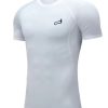 Chemise de Compression Muscle Fit (blanc)Homme – Manches Courtes