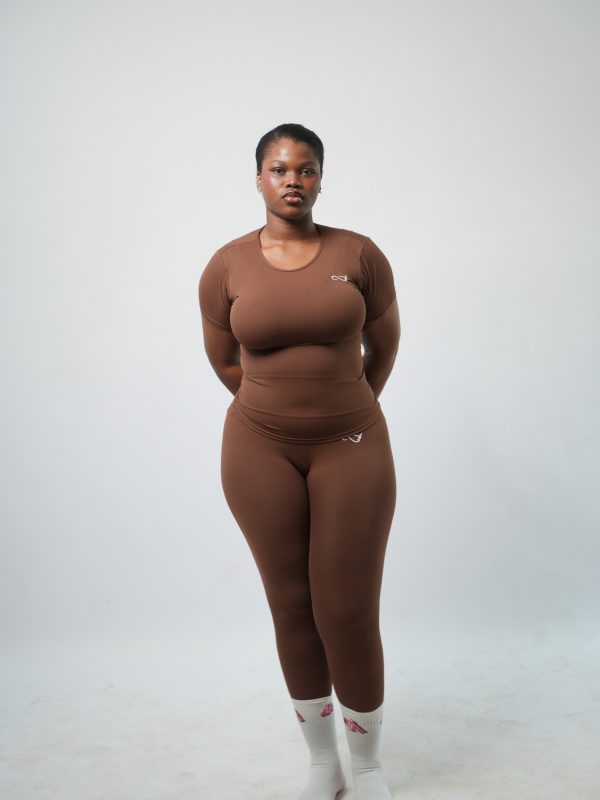 Ensemble Yoga Marron Chocolat