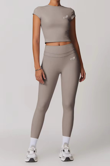 Ensemble Crop Top & Legging Taille Haute