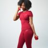 A7405552 Ensemble Yoga ROUGE BORDEAUX