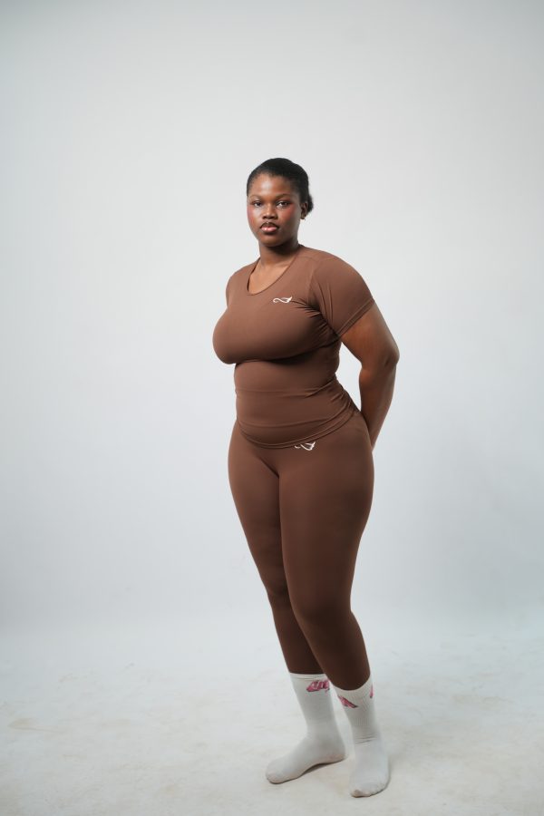 A7405613 Ensemble Yoga Marron Chocolat